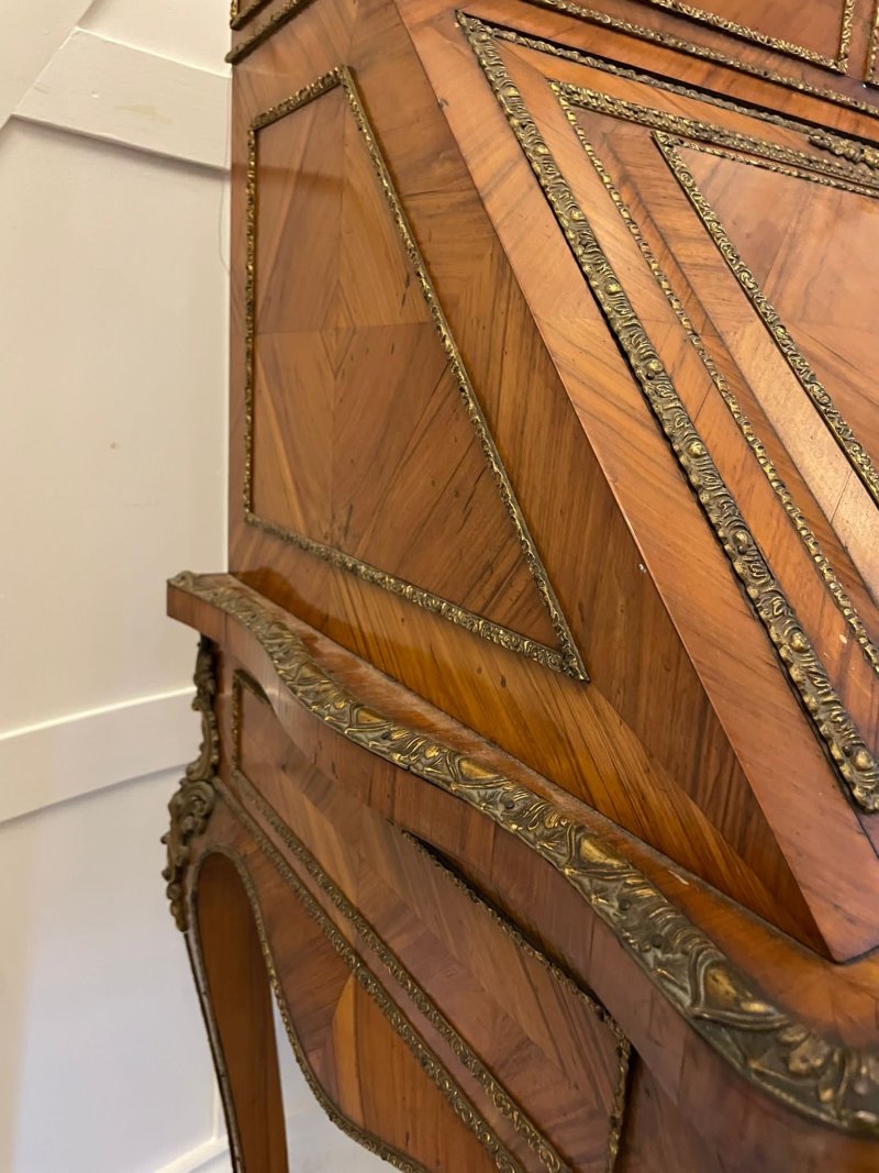 Fine Quality French Antique Victorian Kingwood and Ormolu Mounted Bureau/Desk - Image 7